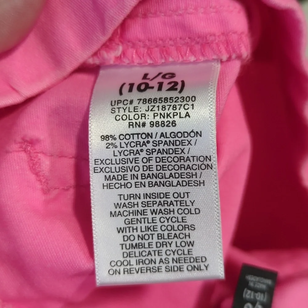 Jordache Pink Skimmer Capri Jeggings - Picture 9 of 9